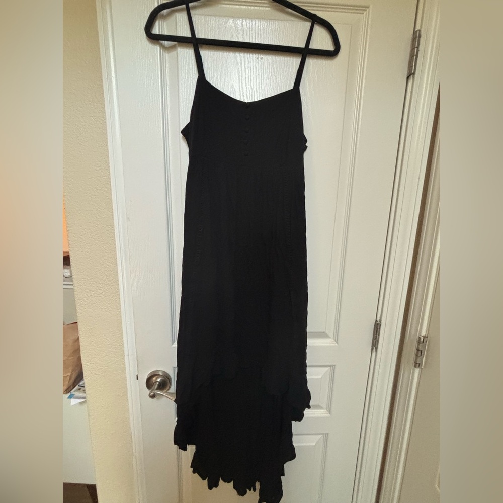 Jack Spade Elegant Black High Low Dress